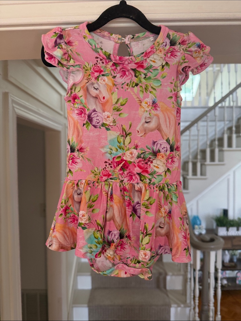 Little Bum Bums Unicorn Bodysuit Dress